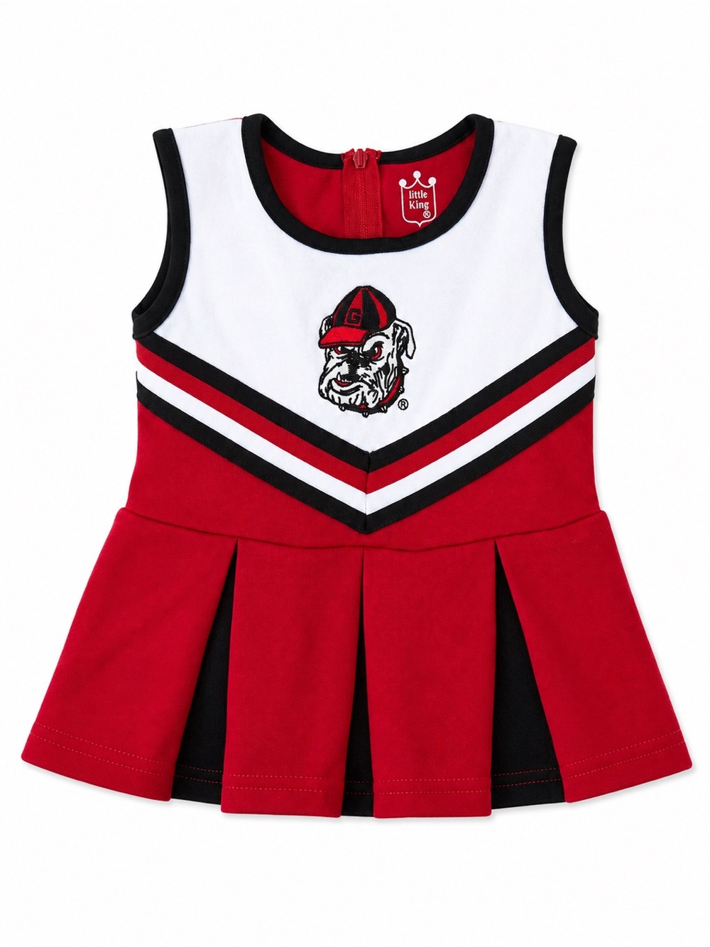 Georgia Bulldogs Little King Tiddler Cheer Dress NCAA Game Day